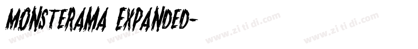 Monsterama Expanded字体转换